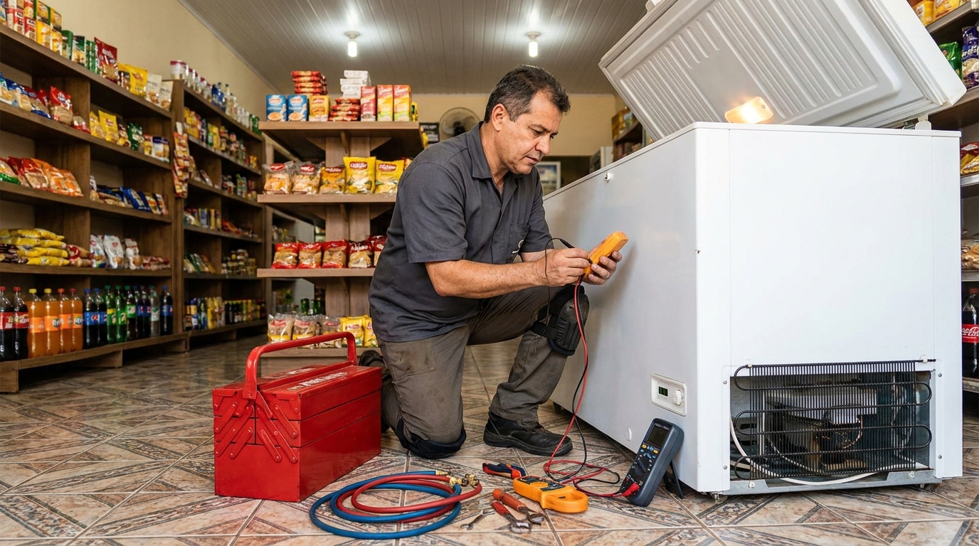 Ajuste de Temperatura do Freezer em Porto Alegre‑RS