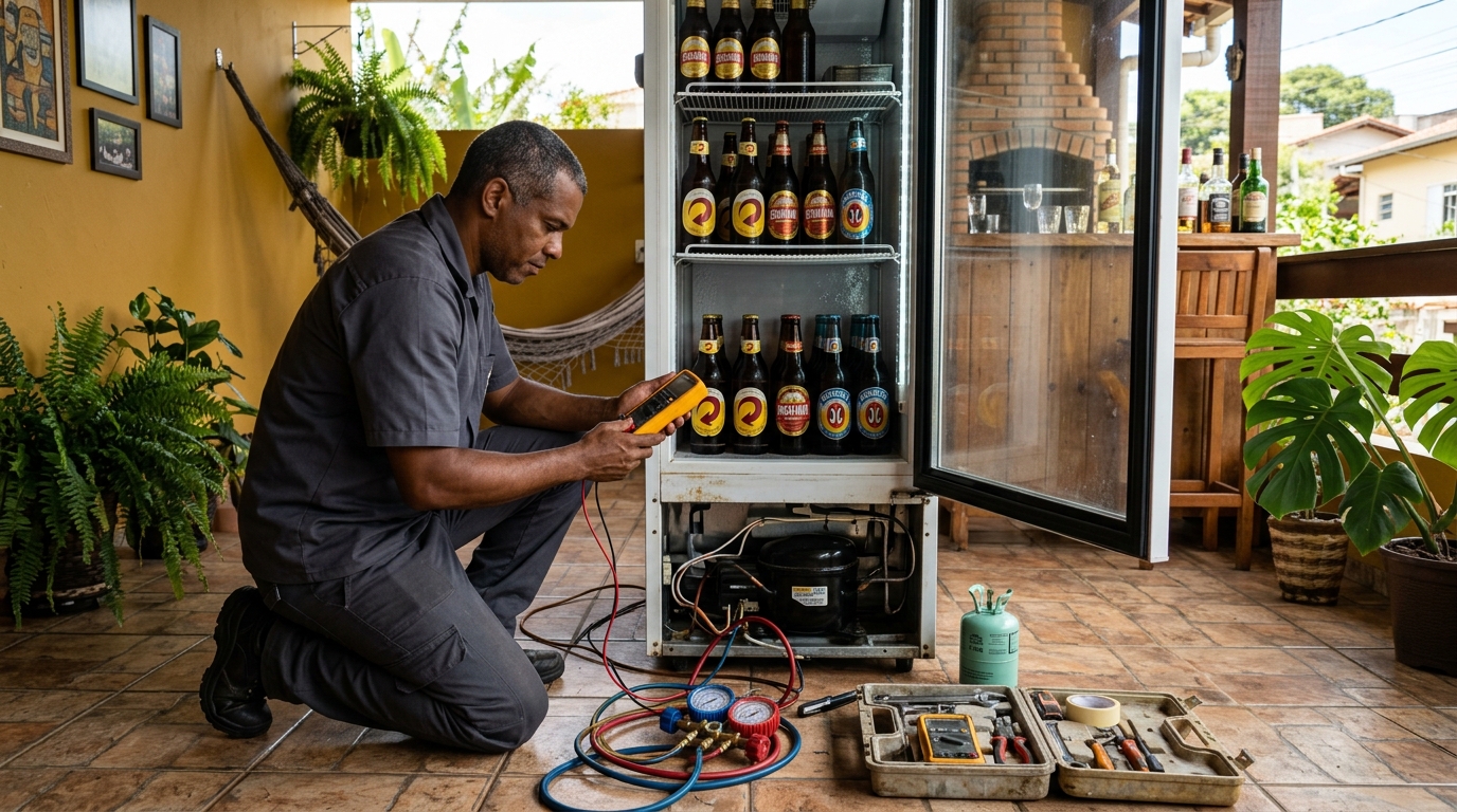 Reparo de Cervejeira Residencial em Porto Alegre‑RS